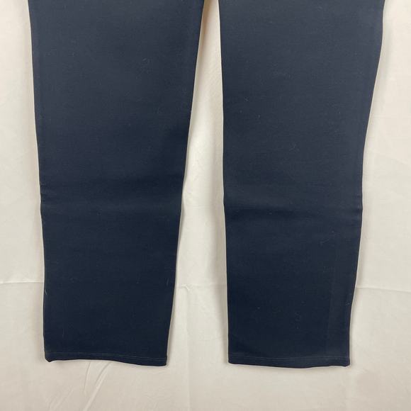 Quince Women's Ultra-Stretch Ponte Straight Leg Pant 30" Inseam Navy Blue Size S - Picture 7 of 9